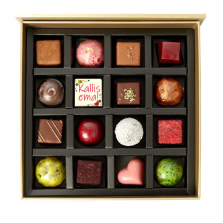 16 kommigakarp Kallis Ema- chocolate box with 16 chocolates-Dear Mother