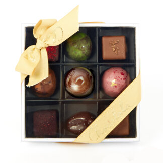 9 šokolaadiga läbipaistev karp-Transparent chocolate - 9 chocolates