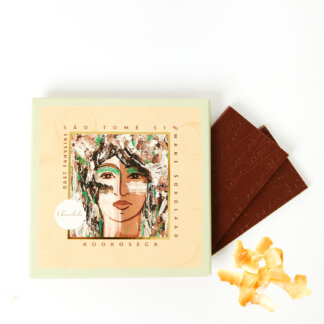 Sao Thomé 51% bean to bar coconut milk chocolate