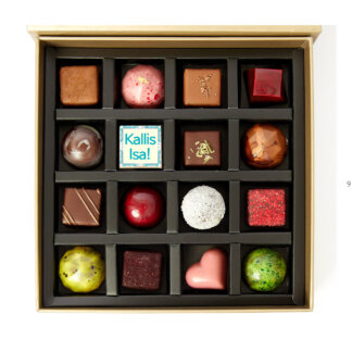 16 kommiga Kallis Isa- chocolate box with 16 chocolates - Dear Father