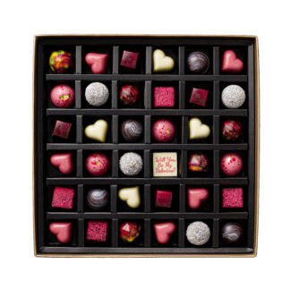 Kuldne kommikarp 36 šokolaadiga – Will you be my Valentine2