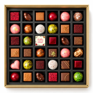 36 šokolaadiga Kallis Ema-Box 36 Candies - Dear Mother1