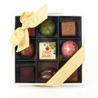 Transparent chocolate box Häid Jõule! (Merry Christmas) - 9 chocolates