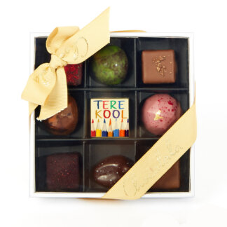 9 šokolaadiga läbipaistev karp - Tere Kool-Transparent chocolate box Back To School