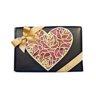 Sudamekujuline rubiinsokolaadist tahvel-Heart-shaped tablet with ruby chocolate-140g