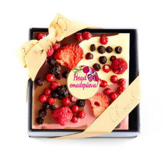 4 šokolaaditahvel marjadega Head emadepaeva- 4 chocolates tablet with berries - Happy Mothers day