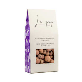 Kulmkuivatatud mustsõstrad sokolaadis - Freeze-dried Blackcurrants in chocolate-60g